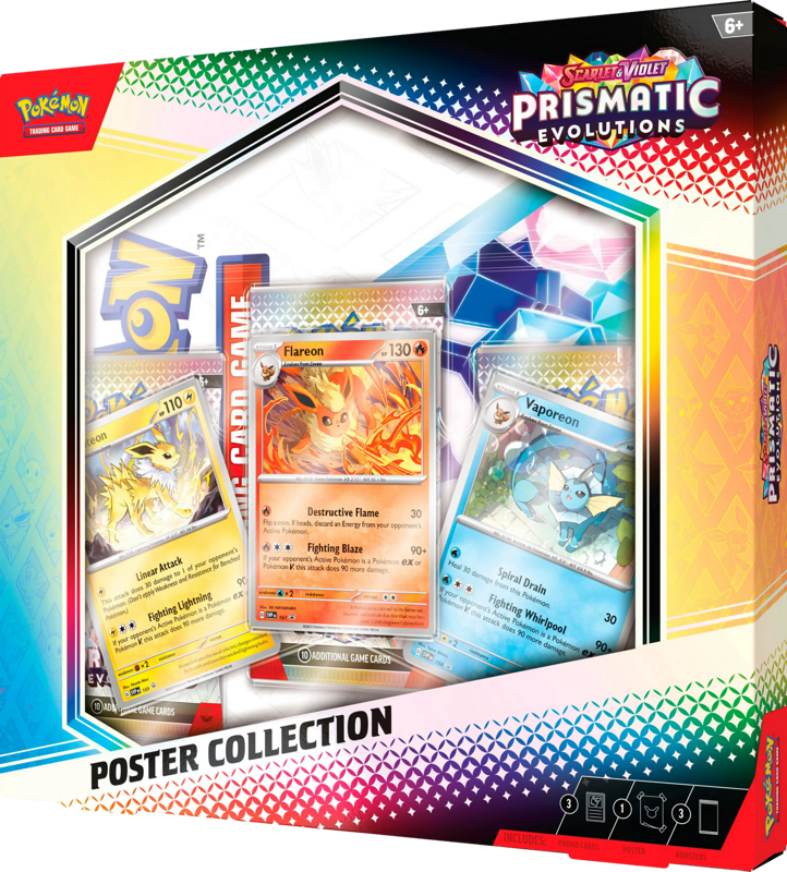 [Pre-Order] Pokemon Scarlet & Violet Prismatic Evolutions: Poster Collection